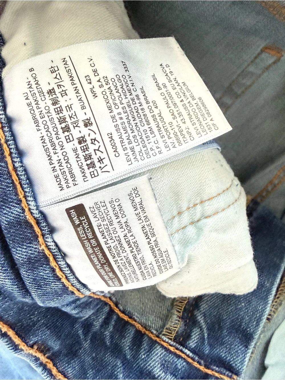 Levi's Men's Classic Blue Straight Jeans